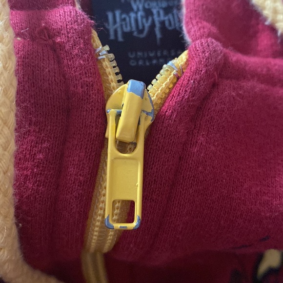 Universal Studios Harry Potter men's griffindor zip up hoodie jacket - Picture 8 of 12
